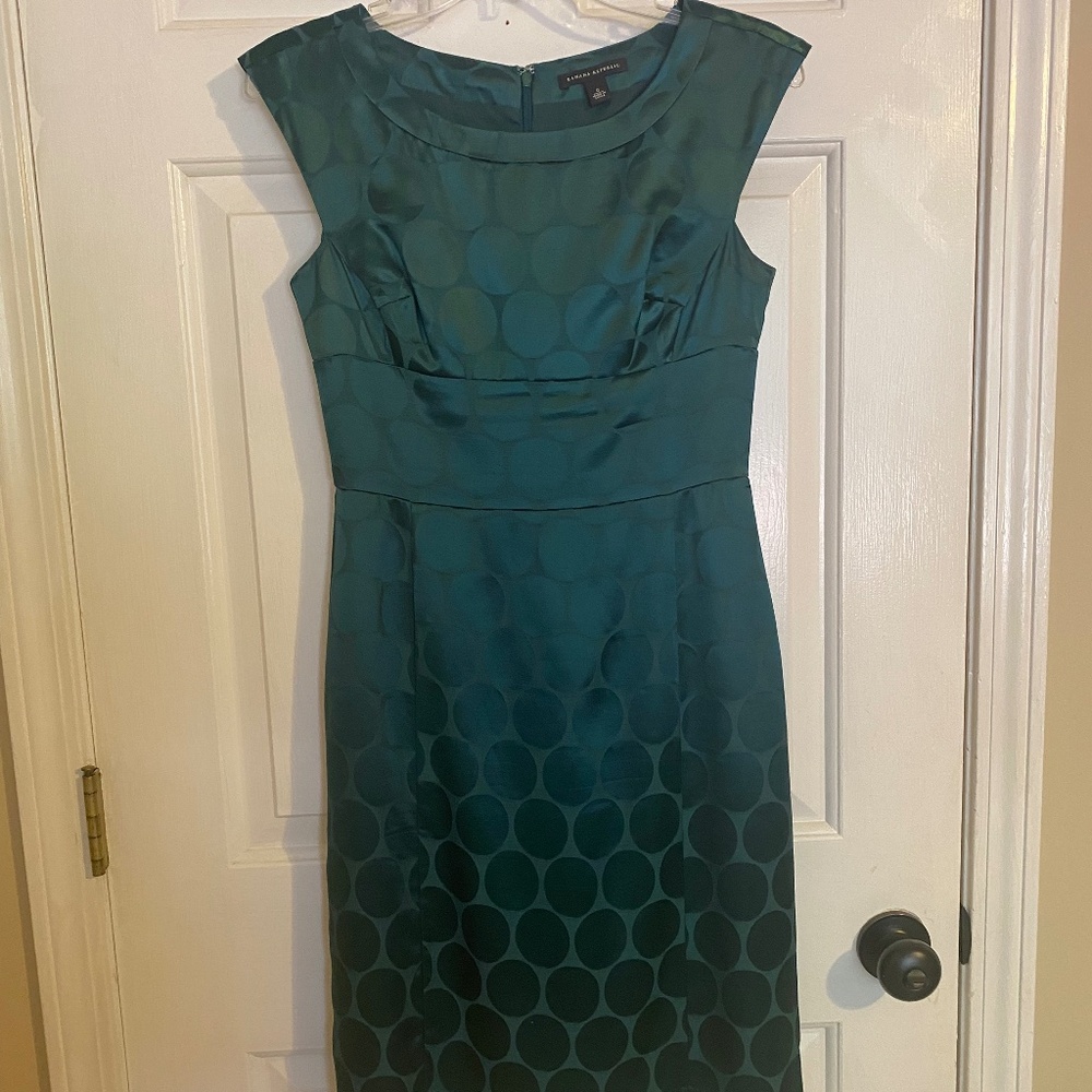 Banana Republic Green Evening Dress